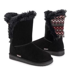 Muk Luks Ebony & Chianti Carey Wrap Boot, NWT, SZ 7 Thru 10